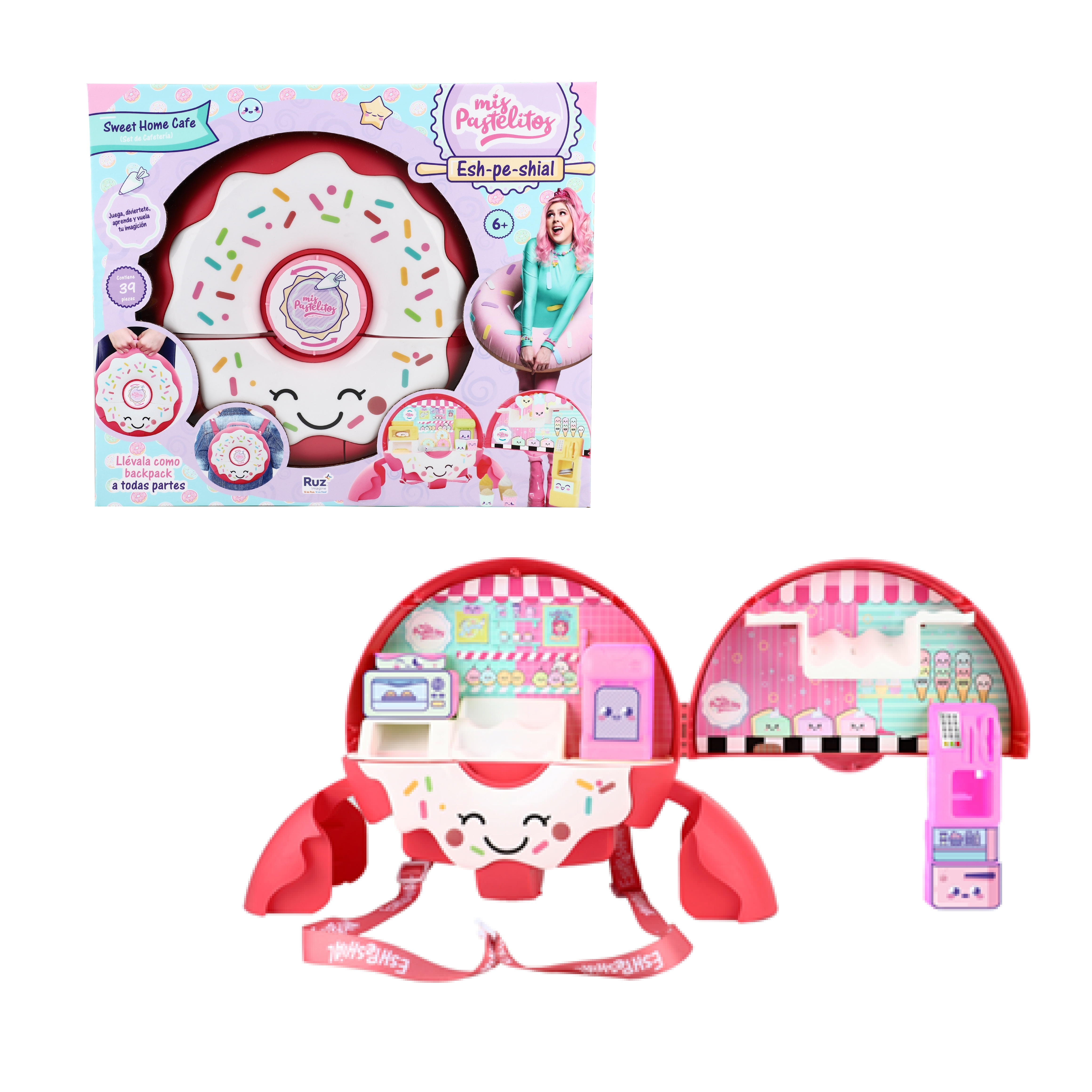 Foto 1 | Set De Juego Ruz Mis Pastelitos (mochila De Dona Rosa/blanco)