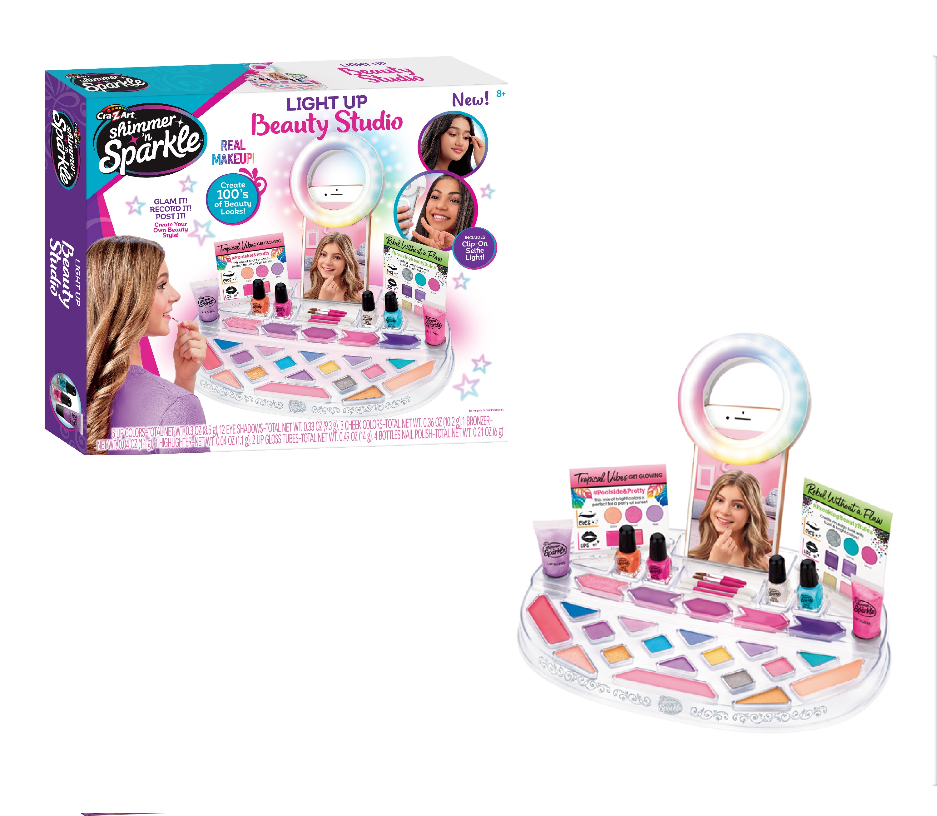 Foto 1 | Set De Juego Ruz Shimmer & Sparkle (estudio De Maquillaje)