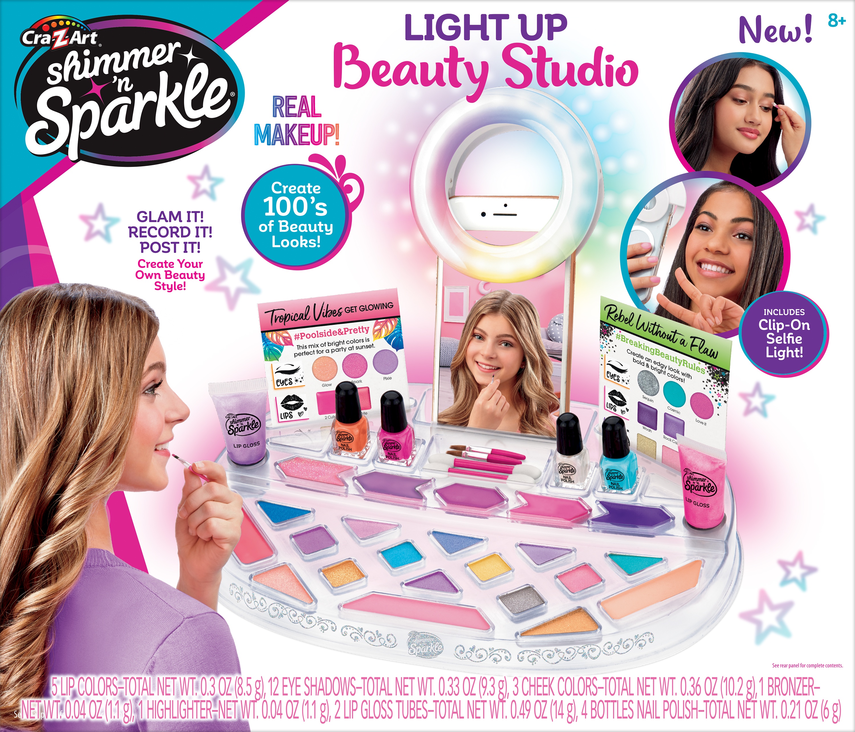 Foto 2 | Set De Juego Ruz Shimmer & Sparkle (estudio De Maquillaje)