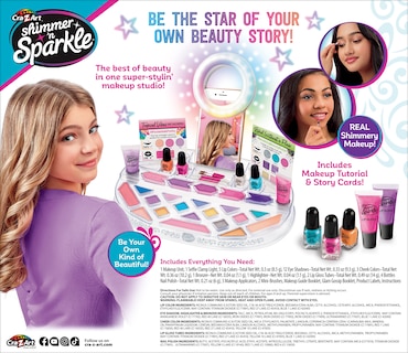 Foto 3 | Set De Juego Ruz Shimmer & Sparkle (estudio De Maquillaje)
