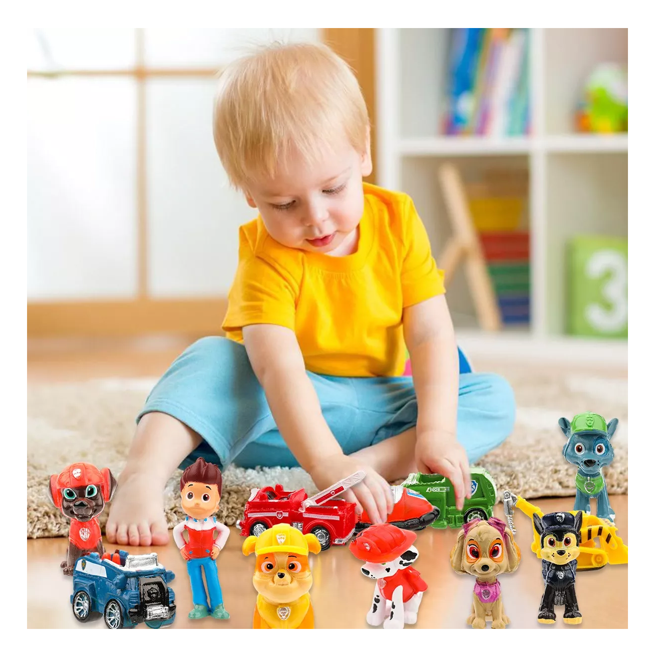 Foto 6 pulgar | Juego De Paw Patrol Para Niños 12 Pcs Decoración De Tartas Multicolor Estilo 1