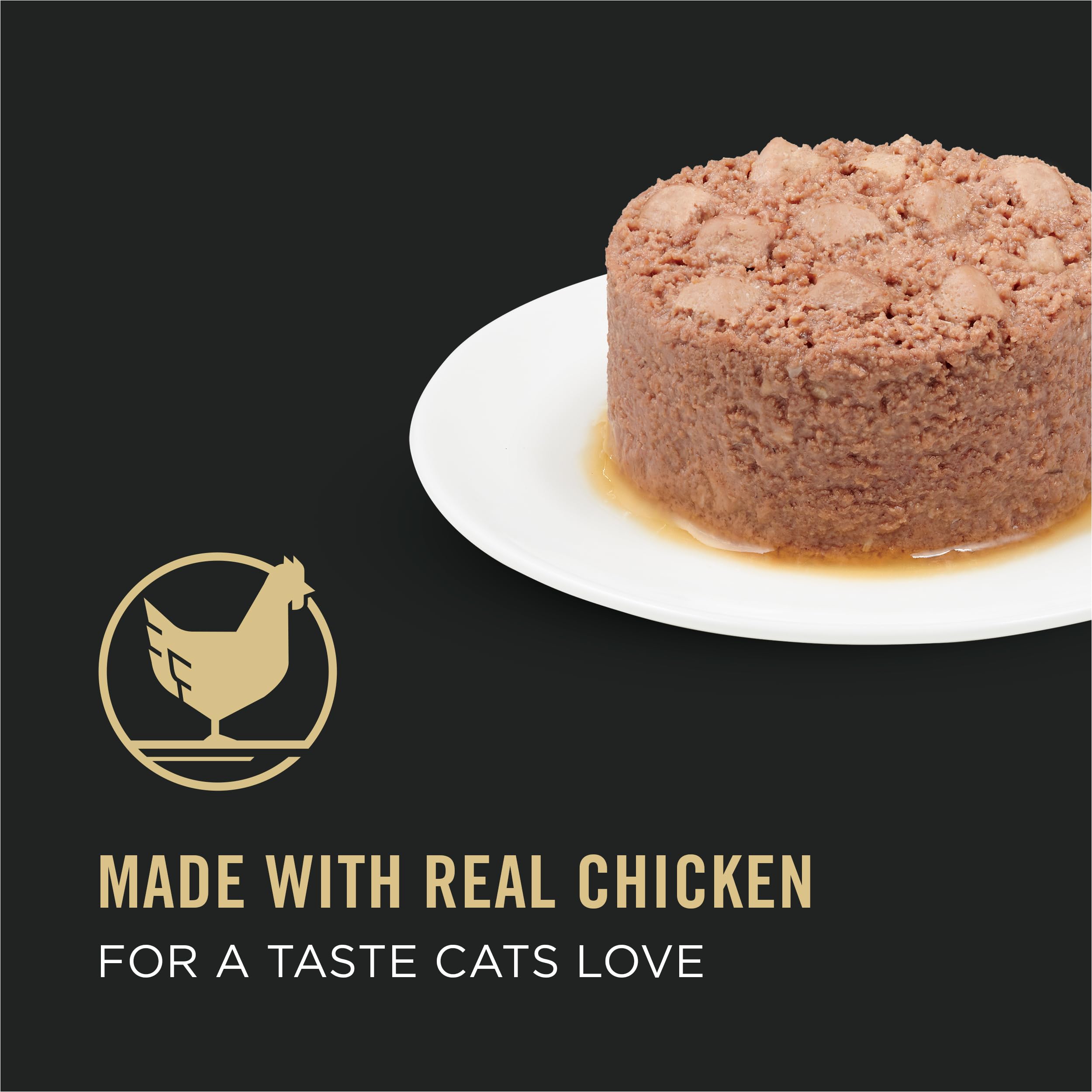 Foto 3 pulgar | Paté Purina Pro Plan Para Gatos, Pollo En Trozos, 90 G (paquete De 24) - Venta Internacional.