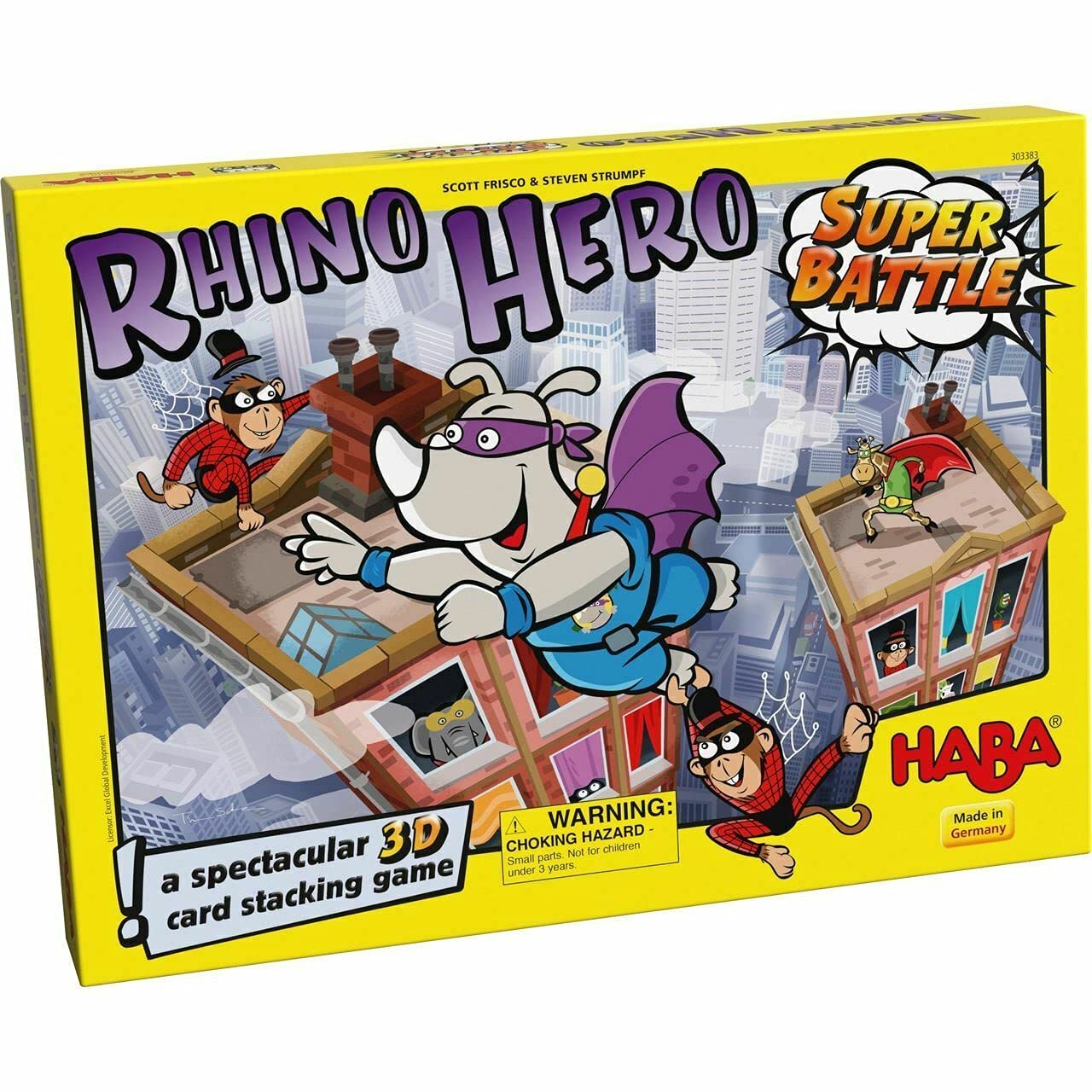 Foto 2 pulgar | Juego De Apilamiento Haba Rhino Hero Super Battle Para Niños Mayores De 5 Años - Venta Internacional.
