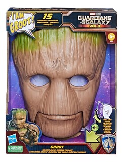 Foto 1 | Marvel Guardians Of The Galaxy Groot Mascara Habla Hasbro