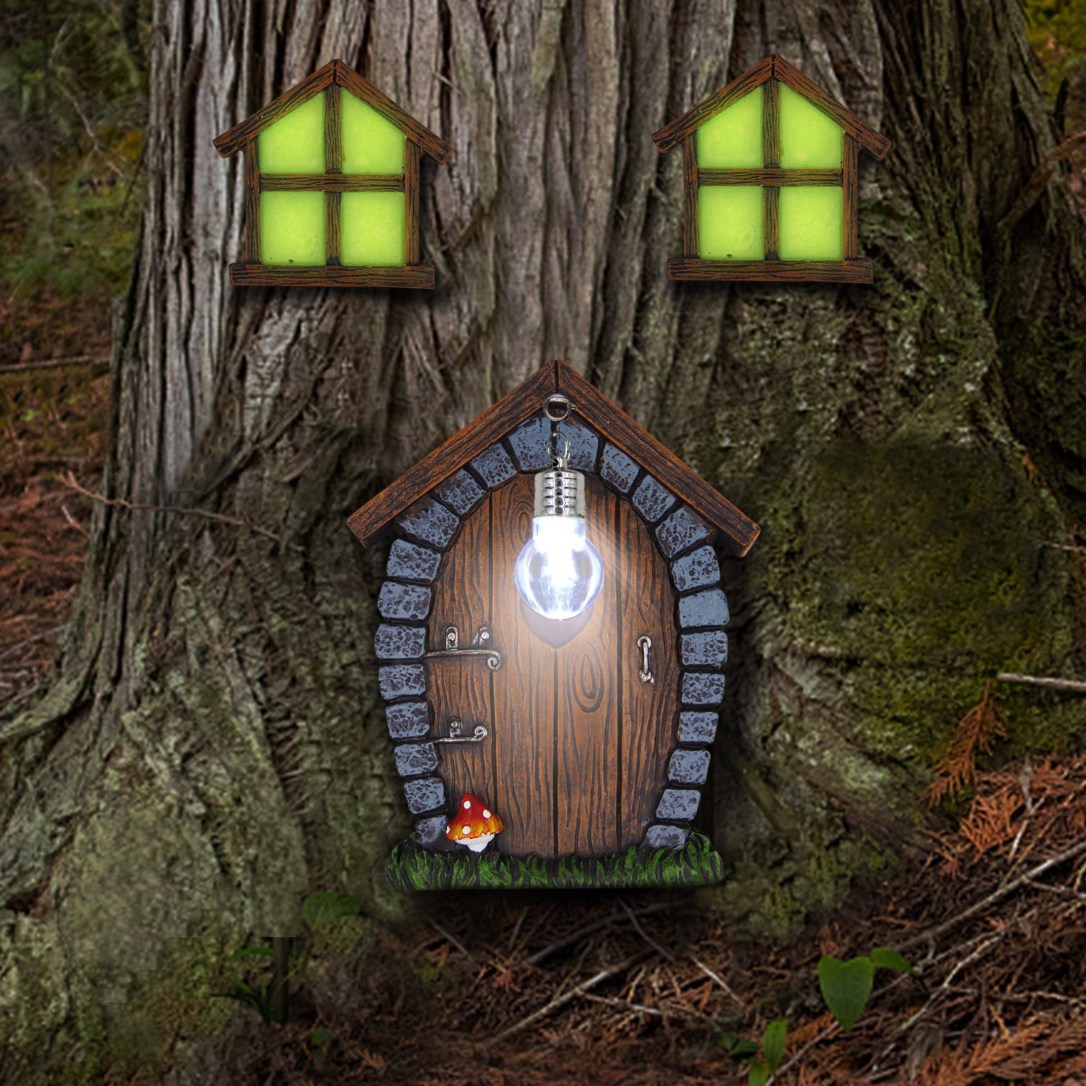 Foto 2 pulgar | Juegoal En Miniatura Para Ventana Y Puerta Fairy Gnome Home Con Lámpara - Venta Internacional.