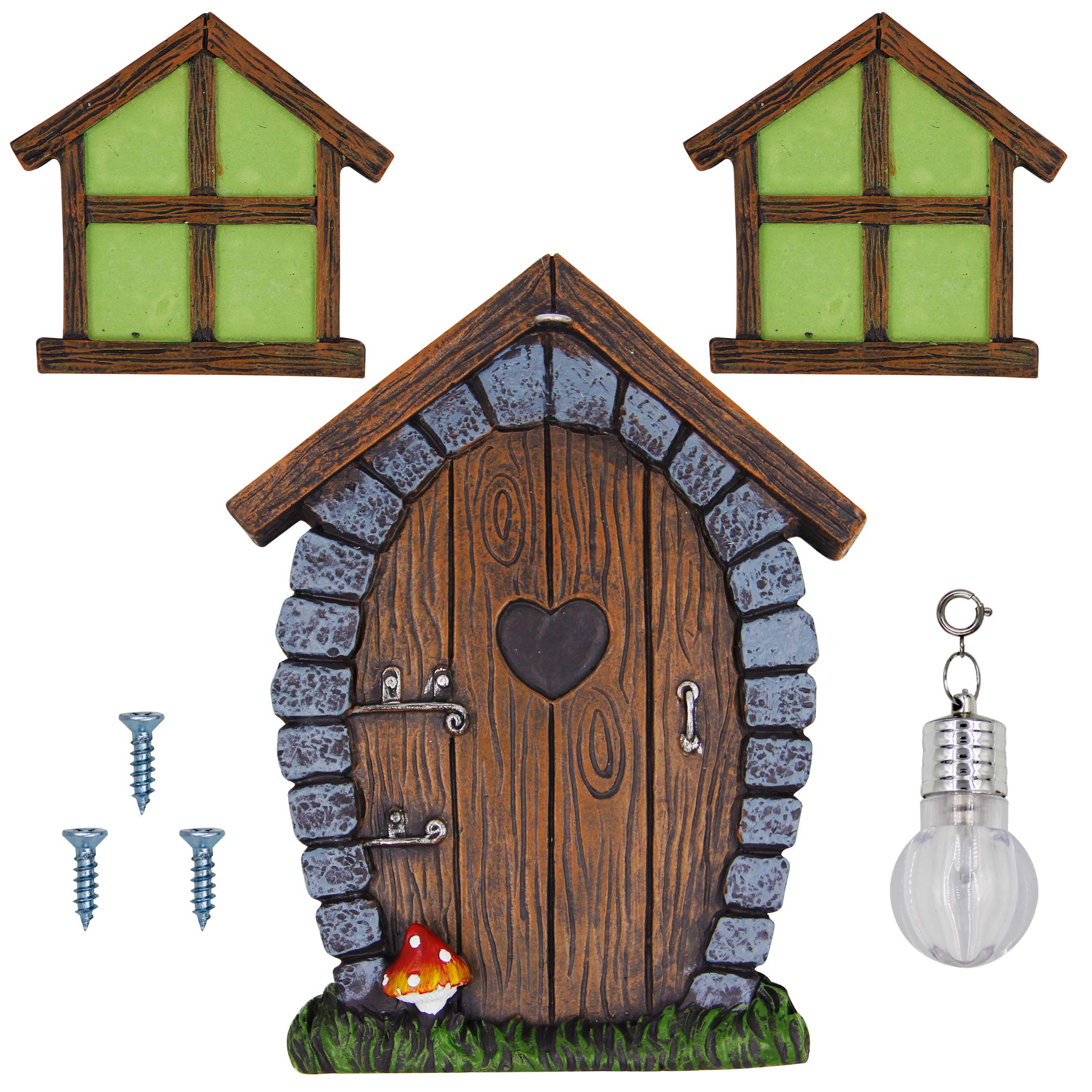 Foto 8 pulgar | Juegoal En Miniatura Para Ventana Y Puerta Fairy Gnome Home Con Lámpara - Venta Internacional.