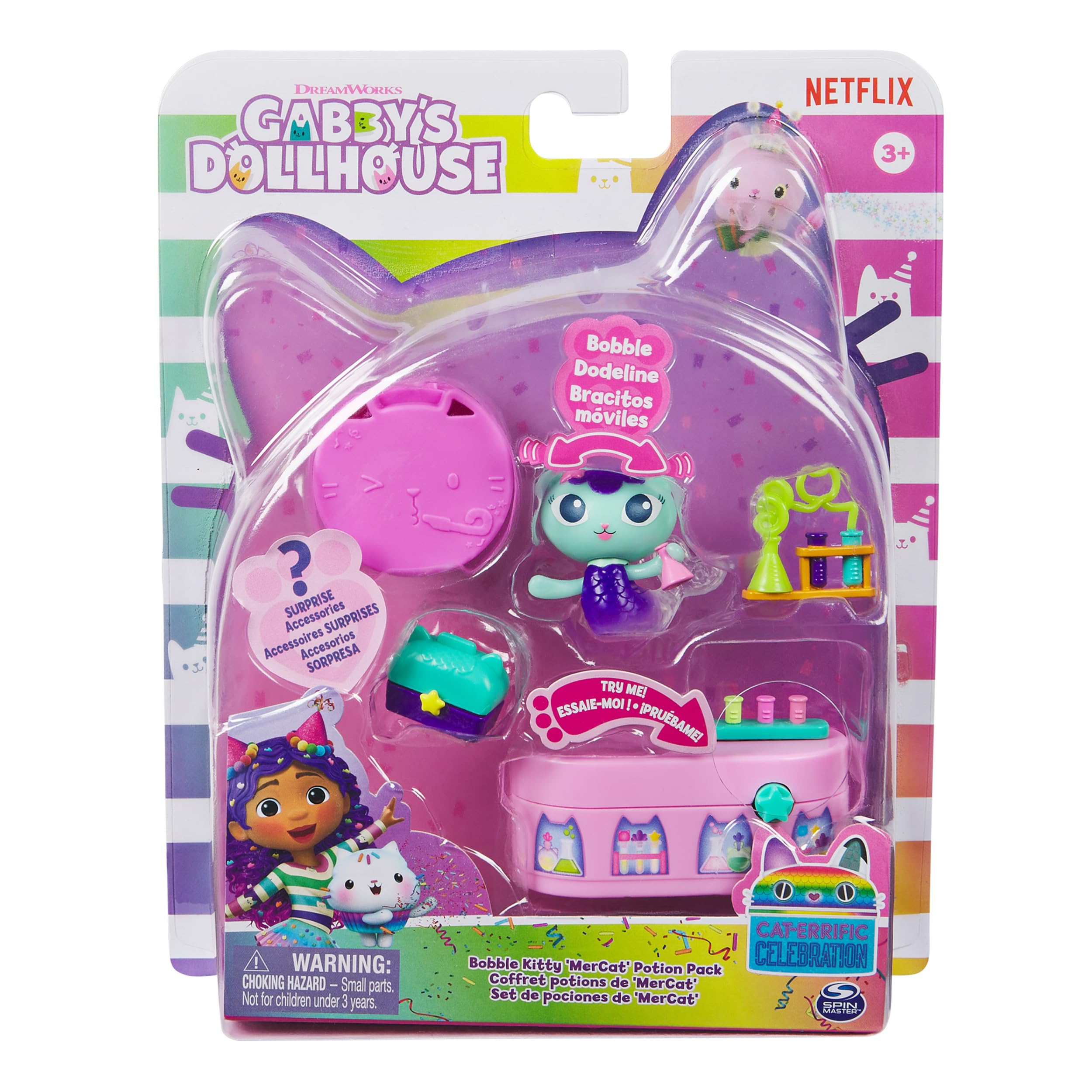 Foto 2 pulgar | Figura Mercat Bobble De Toy Gabby's Dollhouse Celebration Series - Venta Internacional.
