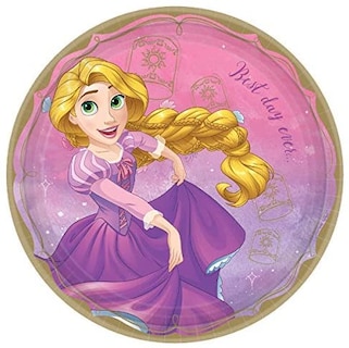 Foto 2 | Paquete De Fiesta Unique Tangled Rapunzel Para 16 Personas Con Platos Y Servilletas - Venta Internacional.
