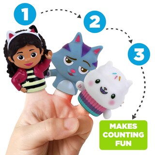 Foto 6 | Bath Finger Puppets Nbc Universal Gabby's Dollhouse, 10 Unidades - Venta Internacional.