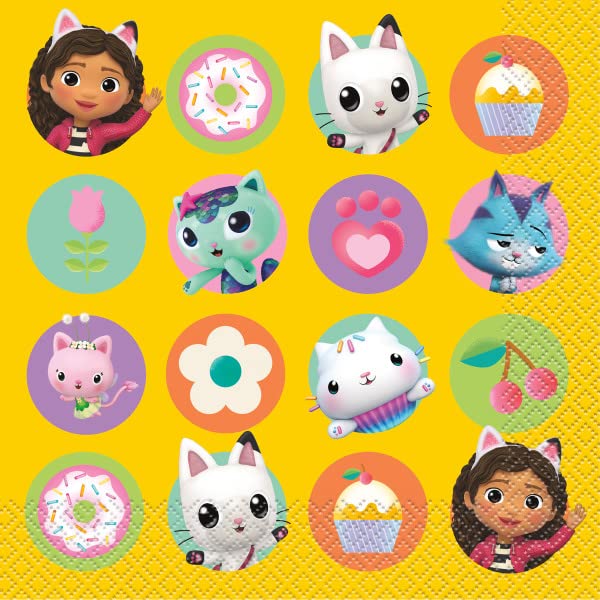 Foto 4 | Paquete De Artículos Para Fiestas Gabbys Dollhouse Birthday X16 - Venta Internacional.
