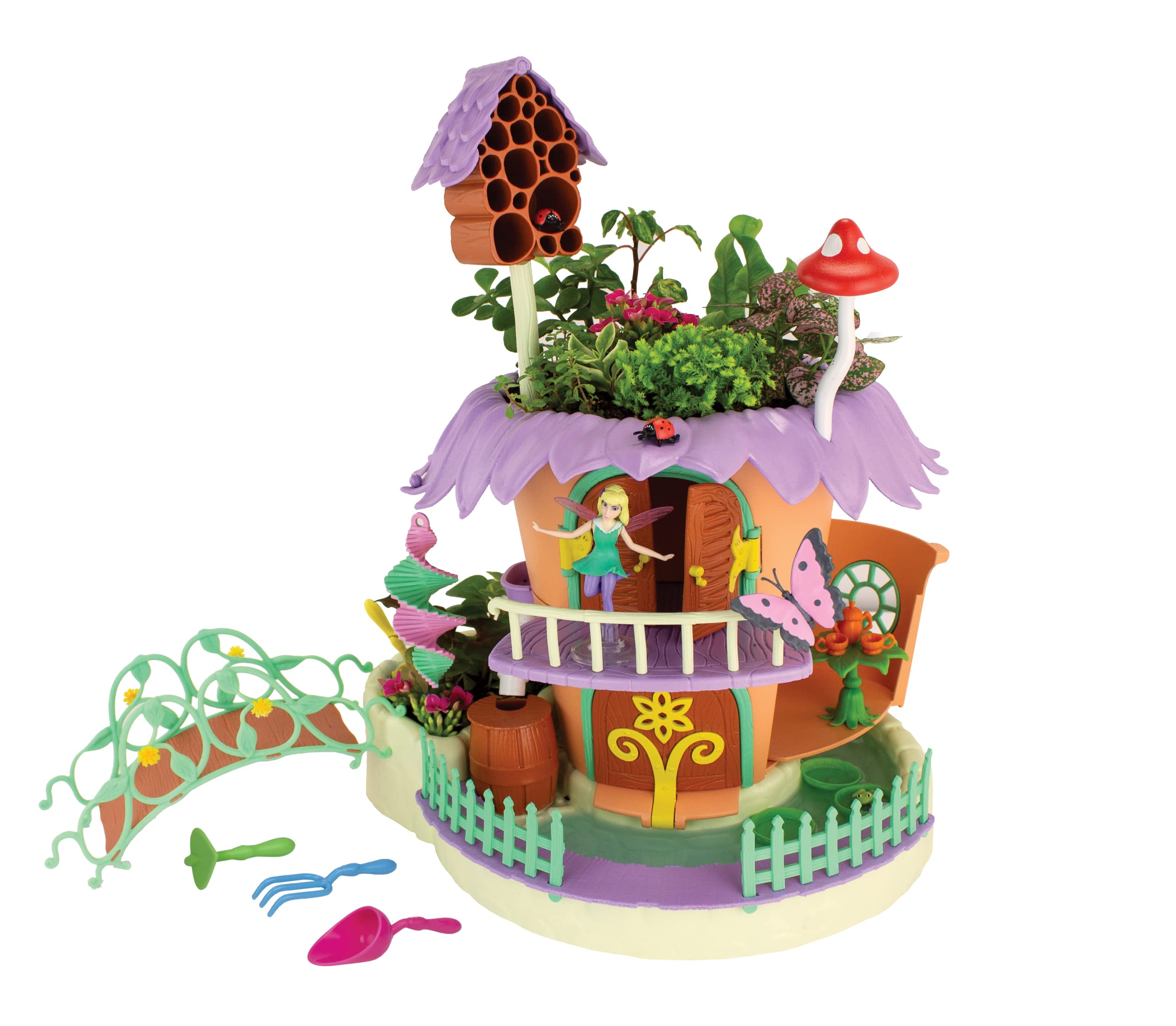 Foto 5 pulgar | Kit De Figuritas Y Plantas De Juguete Playmonster My Fairy Garden - Venta Internacional.