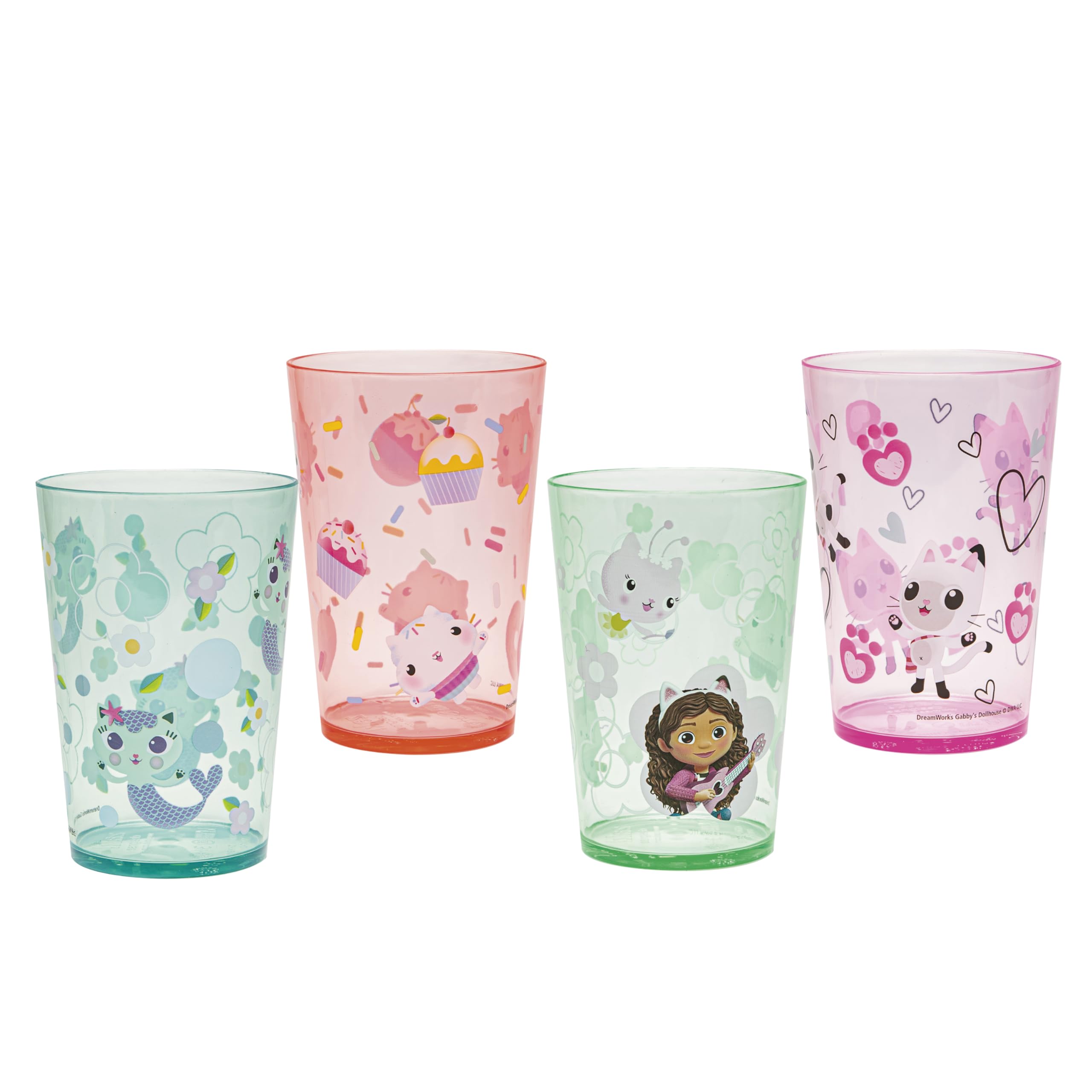 Foto 2 pulgar | Set De Vasos Zak Designs Dreamworks Gabby's Dollhouse, 430 Ml, Paquete De 4 - Venta Internacional.