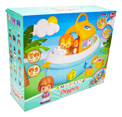 Foto 4 pulgar | Pinypon My First Bote De Animales Famosa Cd