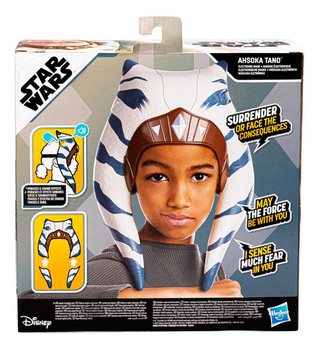 Foto 3 pulgar | Star Wars Mascara Electronica Ahsoka Tano Con Sonidos Hasbro