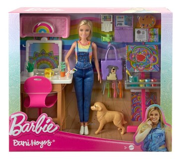Foto 1 | Barbie Muñeca Dani Hoyos Con Accesorios Hpl09 Mattel
