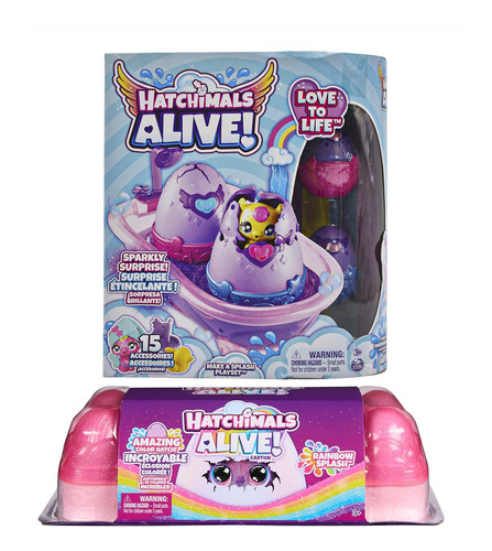 Foto 1 | Hatchimals Alive Splash Playset Y Rainbow Splash Spin Master
