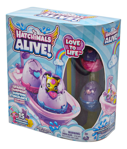Foto 3 pulgar | Hatchimals Alive Splash Playset Y Rainbow Splash Spin Master