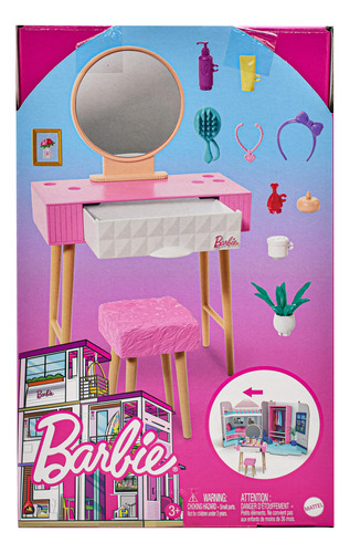 Foto 4 pulgar | Paquete de Muebles y Accesorios Mattel Barbie Decoración de la Casa