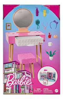 Foto 3 | Paquete de Muebles y Accesorios Mattel Barbie Decoración de la Casa