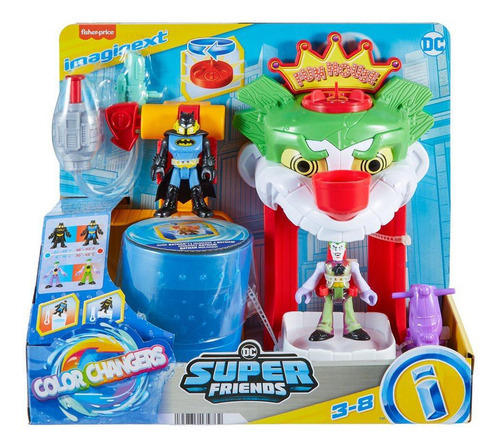 Foto 2 pulgar | Imaginext Batman Joker Dc Super Friends Color Change Mattel