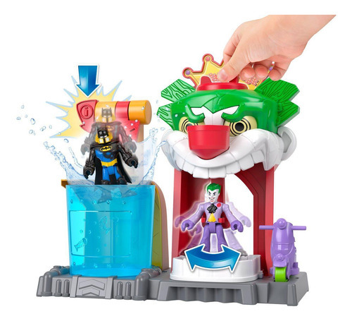 Foto 3 pulgar | Imaginext Batman Joker Dc Super Friends Color Change Mattel