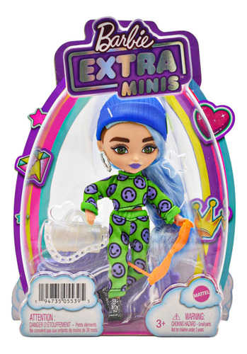 Foto 4 pulgar | Barbie Extra Minis Pack 2 Muñecas 14cm Hgp62 Mattel