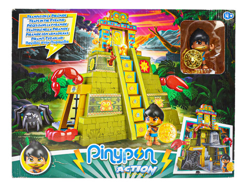 Pinypon Action Trampas En Piramide 20 Accesorios Famosa Da