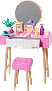 Foto 2 | Barbie Kit De Tocador 10 Accesorios 1 Conjunto Hjv35 Mattel