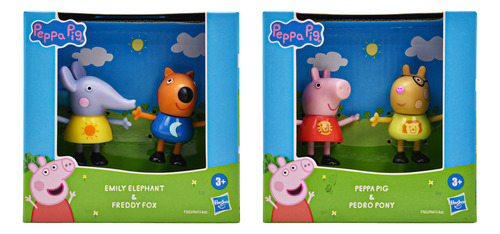 Foto 1 | Peppa Pig Pack 4 Figuras 16cm F6413 Hasbro