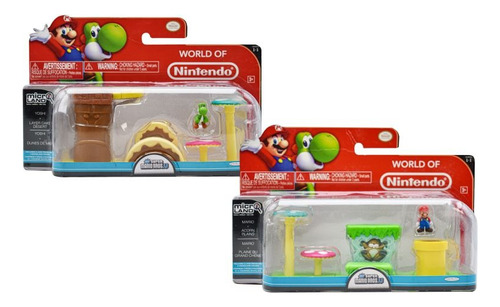 World Of Nintendo Micro Land Pack 2pz Super Mario#2 Jakks Cd