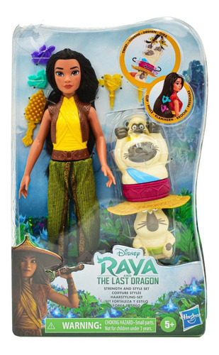 Foto 1 | Raya Set Fortaleza Y Estilo Muñeca 27 Cm Disney Hasbro Cd
