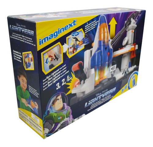 Foto 4 pulgar | Disney Lightyear Comando Estelar Lift Y Launch Imaginext