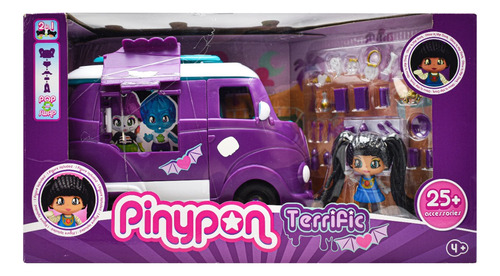 Foto 2 pulgar | Pinypon Terrific Van Friends 25 Accesorios Violeta Famosa Cd