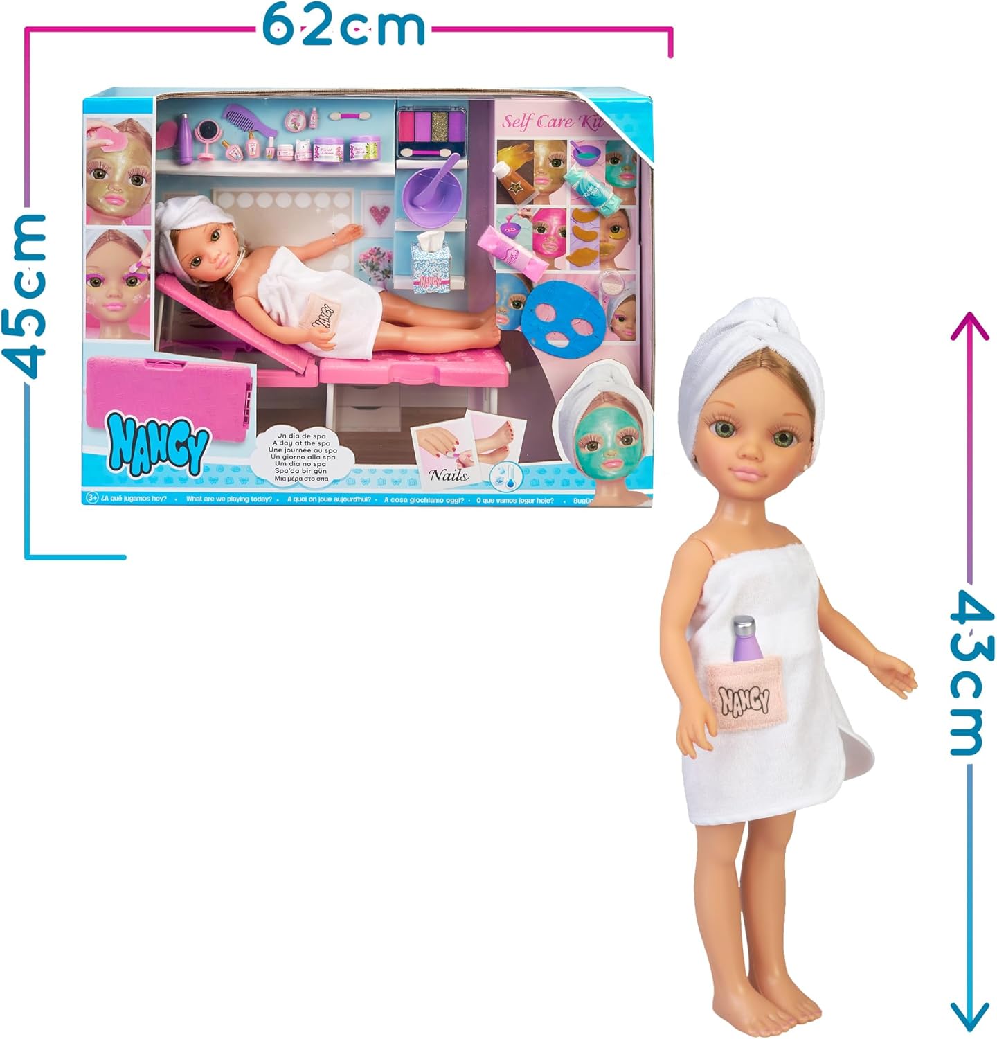 Foto 4 | Muñeca Nancy Set Un Día De Spa, Muñeca Para Niña, Famosa