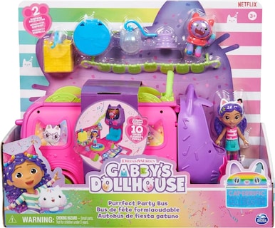 Foto 4 | Gabbys Dollhouse Autobús De Fiesta Gatuna Gabby Y Djmusicat