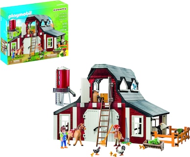 Foto 1 | Granero De Juguete Playmobil Con Silo Con Figuras Animales Y Accesorios - Venta Internacional.