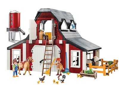 Foto 2 | Granero De Juguete Playmobil Con Silo Con Figuras Animales Y Accesorios - Venta Internacional.