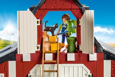 Foto 5 | Granero De Juguete Playmobil Con Silo Con Figuras Animales Y Accesorios - Venta Internacional.