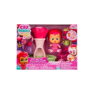 Foto 5 | Mini Muñeco Bebés Llorones Lágrimas Mágica Happy Flowers Bicicleta de Rose