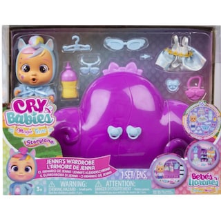 Foto 5 | Bebés Llorones Lágrimas Mágicas Cry Babies Dress Me Up Guardarropa De Jenna color Rosa