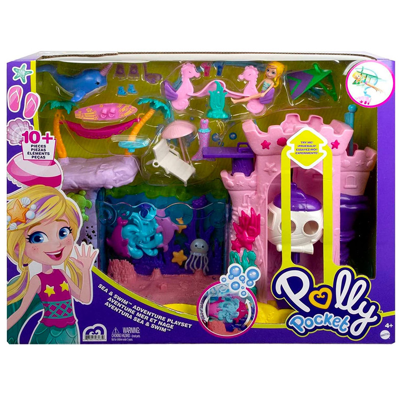 Foto 3 pulgar | Muñeca Polly Pocket Aventuras de Sirena