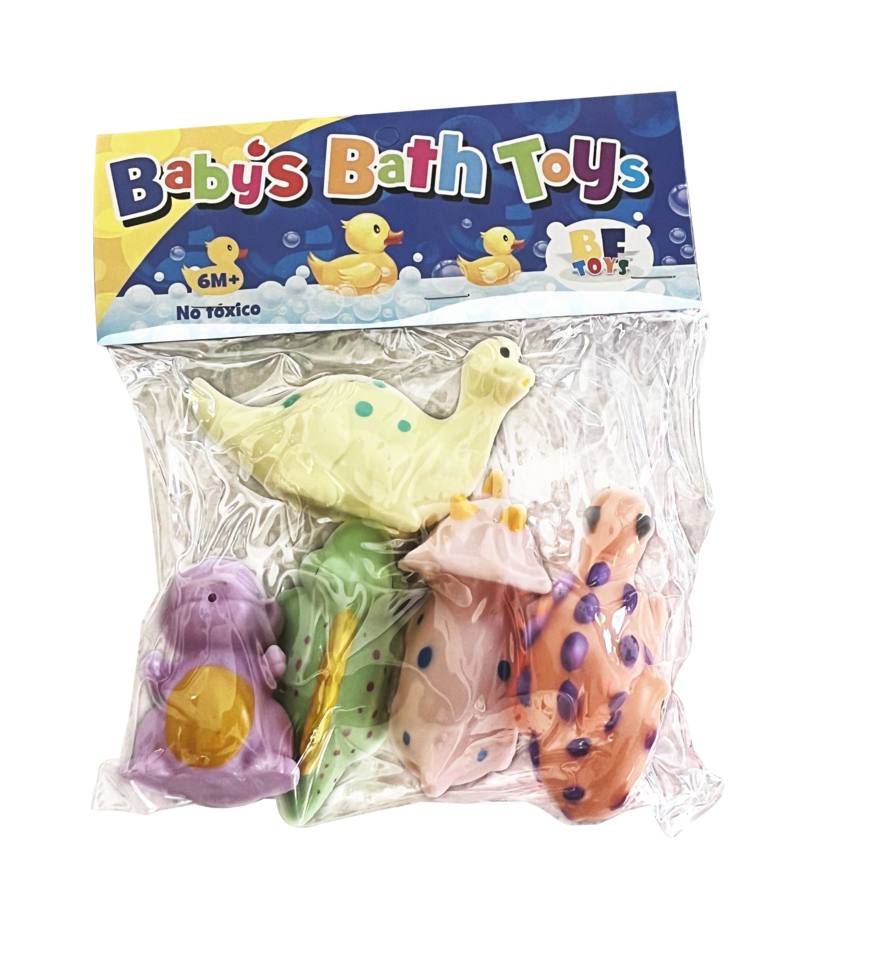 Foto 3 pulgar | Set de 5 Dinosaurios Bf Toys Lanza Agua