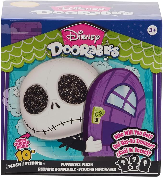 Disney Doorables Puffables Tim Burton's The Nightmare Before Christmas, Peluche De 10 Pulgadas, Los Estilos Pued