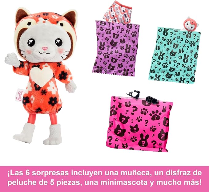 Foto 4 pulgar | Muñeca Barbie Cutie Reveal
