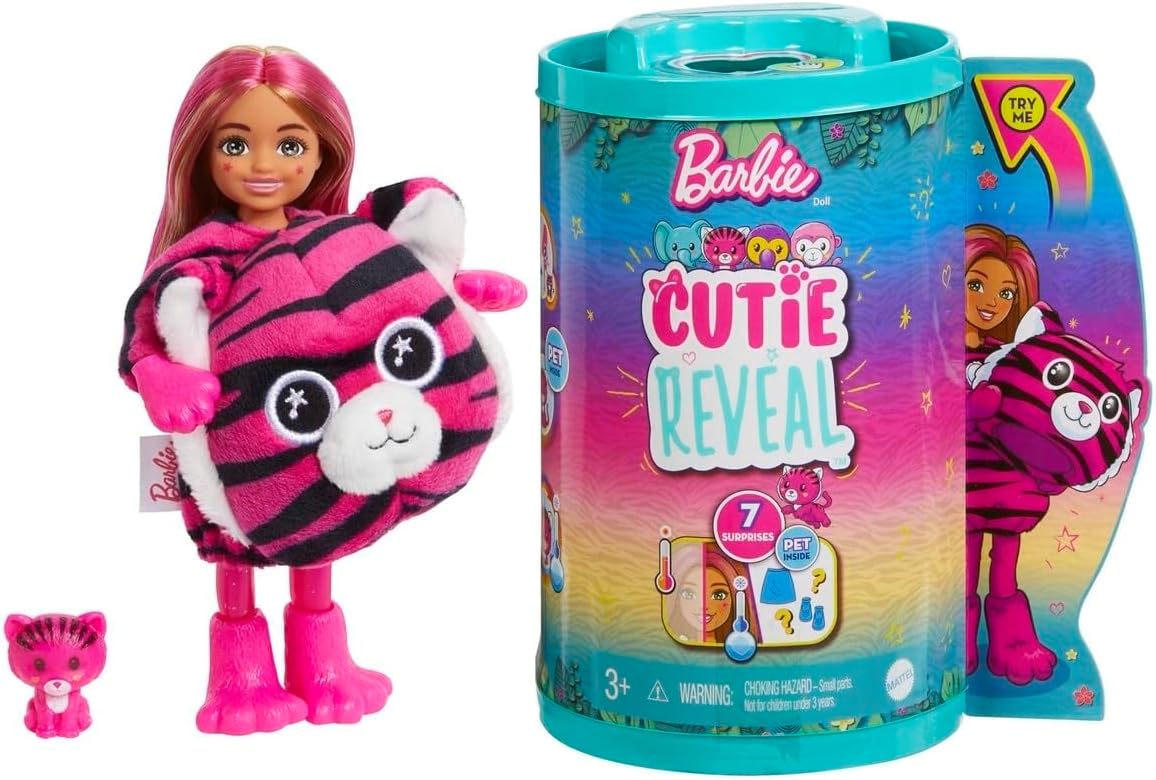 Foto 2 pulgar | Muñeca Barbie Cutie Reveal