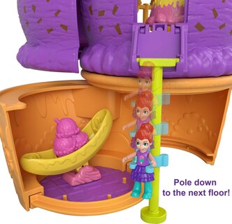 Foto 3 | Parque Infantil Polly Pocket Dolls con Forma de Helado - Venta Internacional