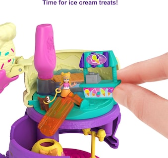 Foto 5 | Parque Infantil Polly Pocket Dolls con Forma de Helado - Venta Internacional