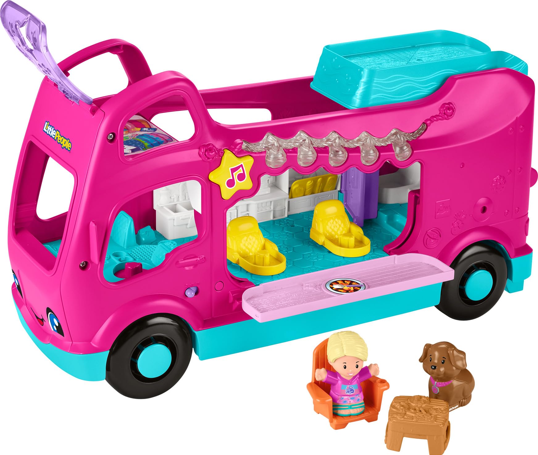 Foto 2 pulgar | Juguete Fisher-Price Little People Little Dreamcamper RV - Venta Internacional