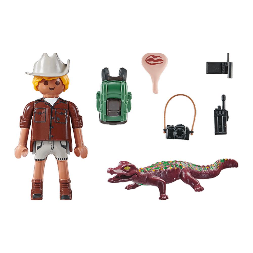 Foto 4 pulgar | Playmobil Special Plus: Investigador Con Caiman 71168