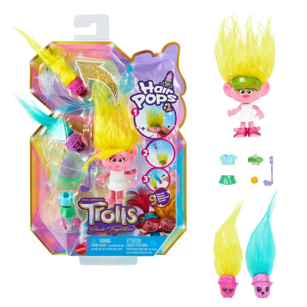 Foto 3 pulgar | Trolls Hair Pops: Viva Muñeca Con Accesorios